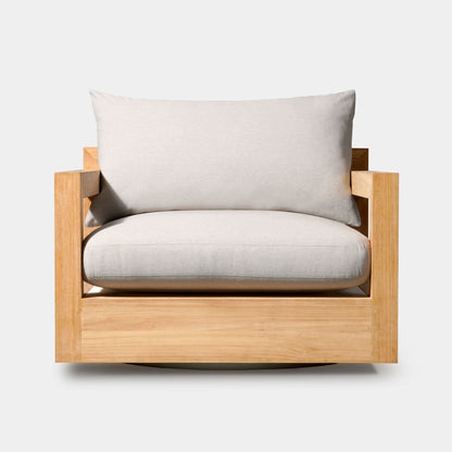 Pacific Teak Swivel Lounge Chair
