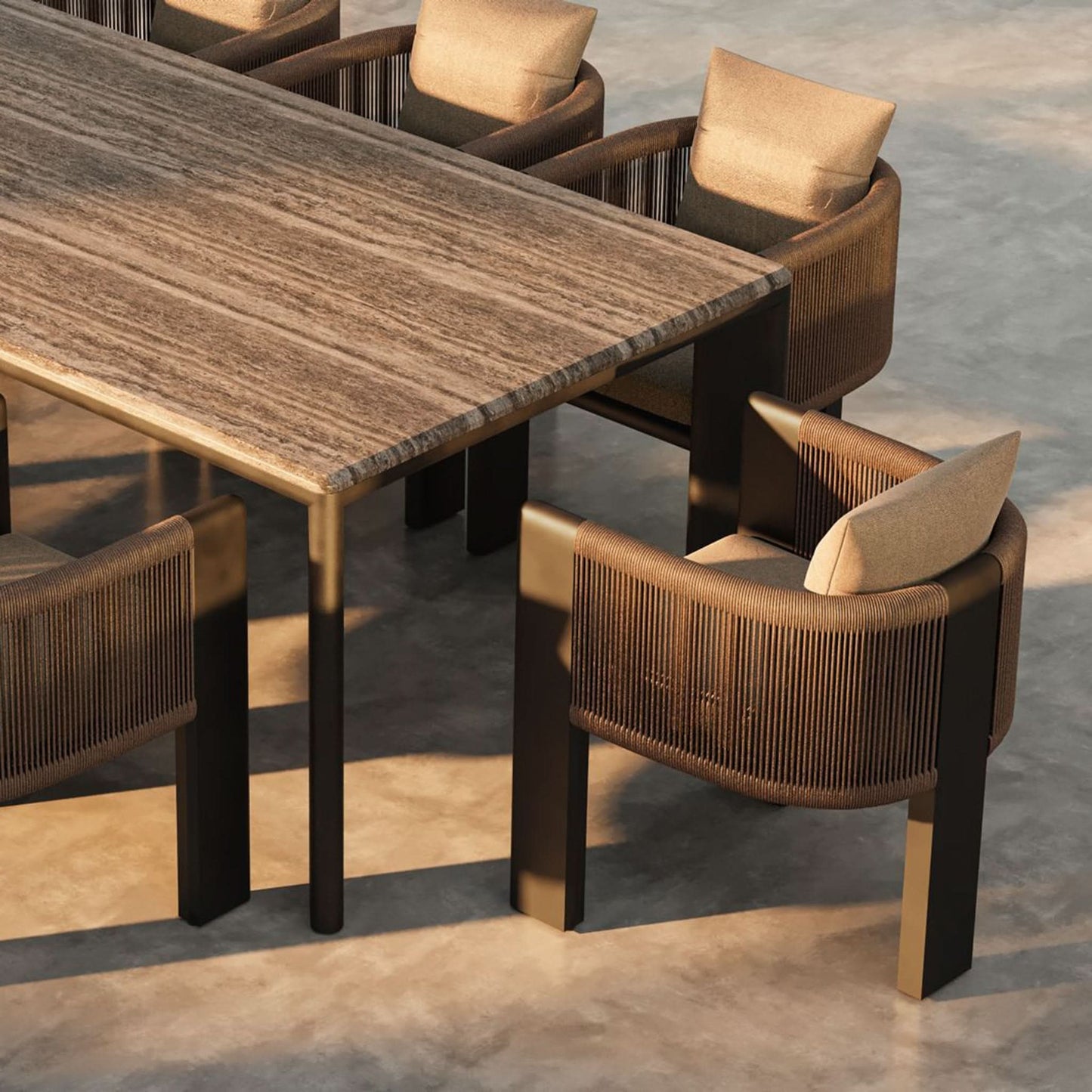 Palm Beach Aluminum Dining Chair