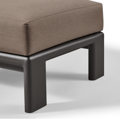 Palm Beach Aluminum Ottoman