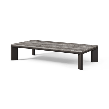 Palm Beach Aluminum Rectangle Coffee Table