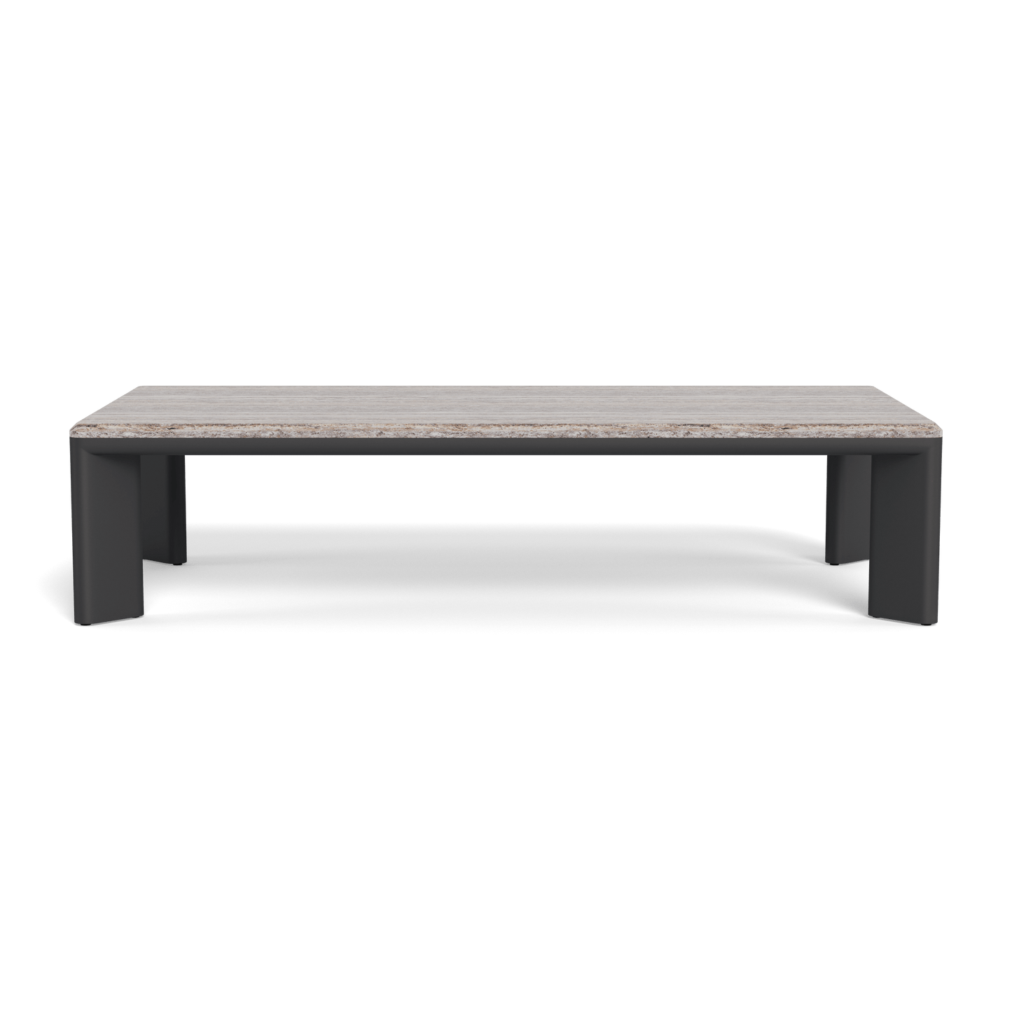 Palm Beach Aluminum Rectangle Coffee Table