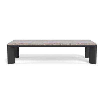 Palm Beach Aluminum Rectangle Coffee Table
