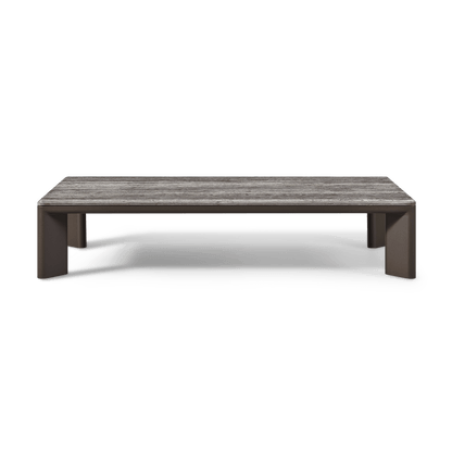 Palm Beach Aluminum Rectangle Coffee Table