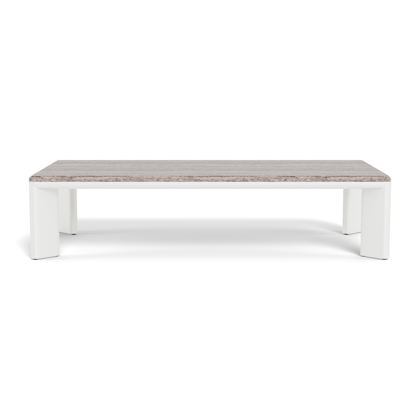 Palm Beach Aluminum Rectangle Coffee Table