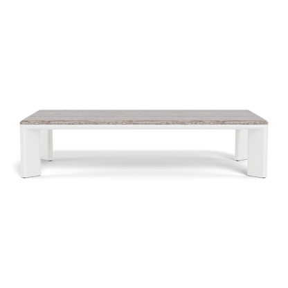 Palm Beach Aluminum Rectangle Coffee Table