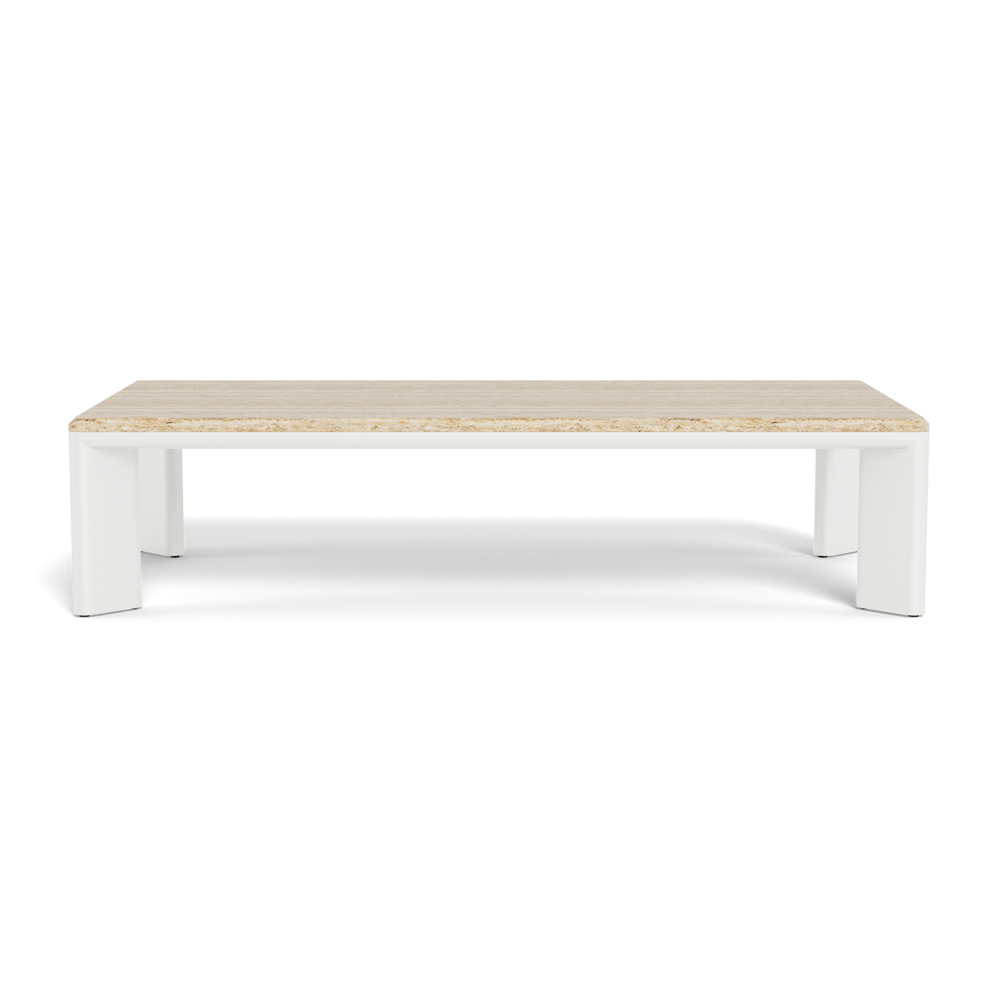 Palm Beach Aluminum Rectangle Coffee Table