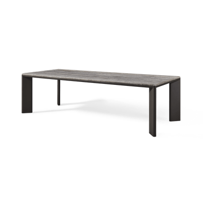 Palm Beach Aluminum Rectangle Dining Table
