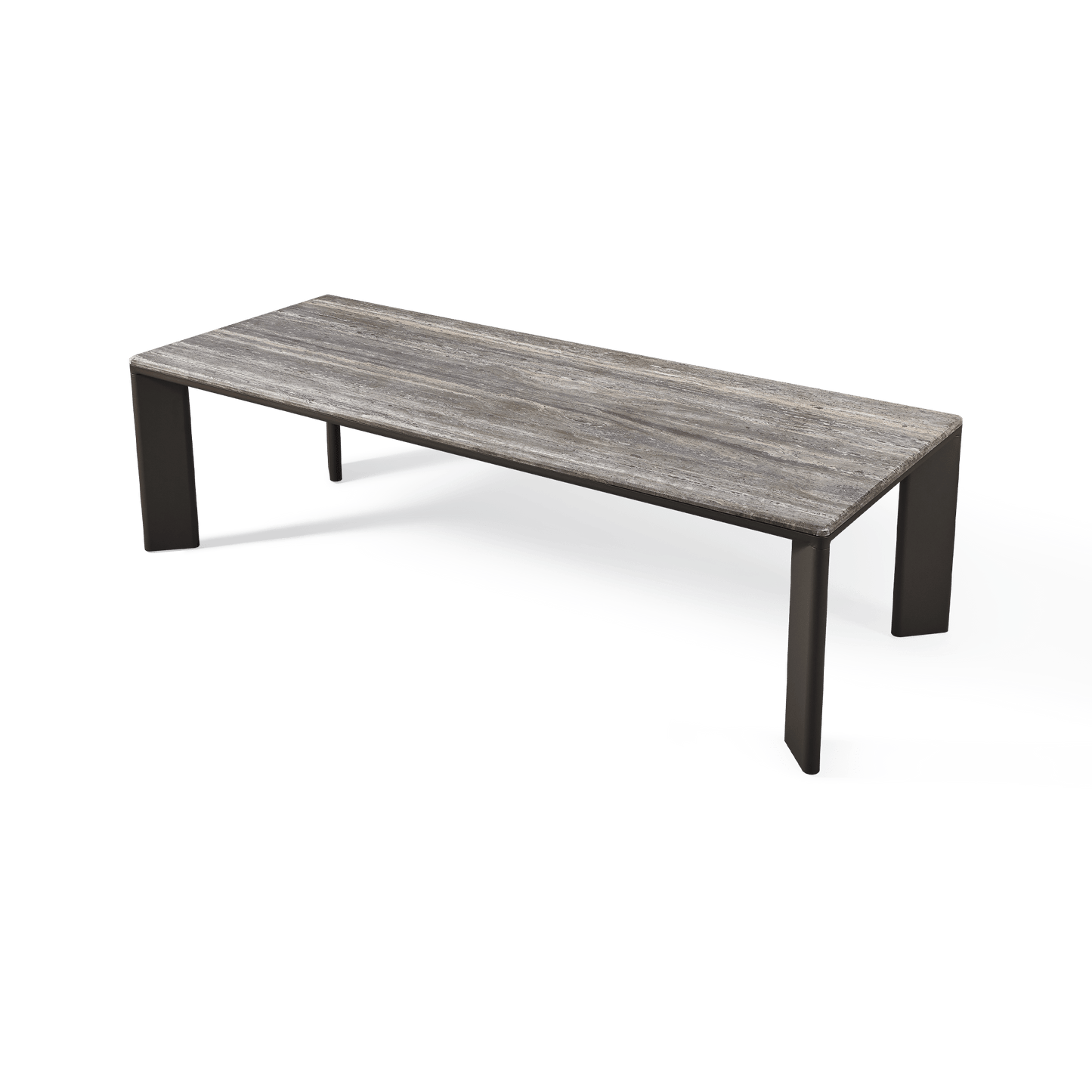 Palm Beach Aluminum Rectangle Dining Table