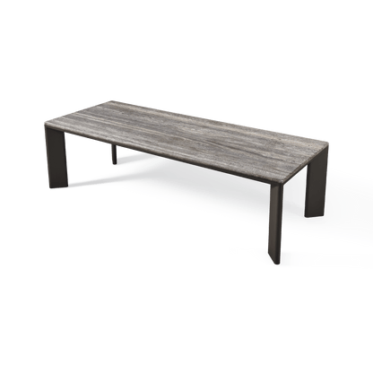 Palm Beach Aluminum Rectangle Dining Table