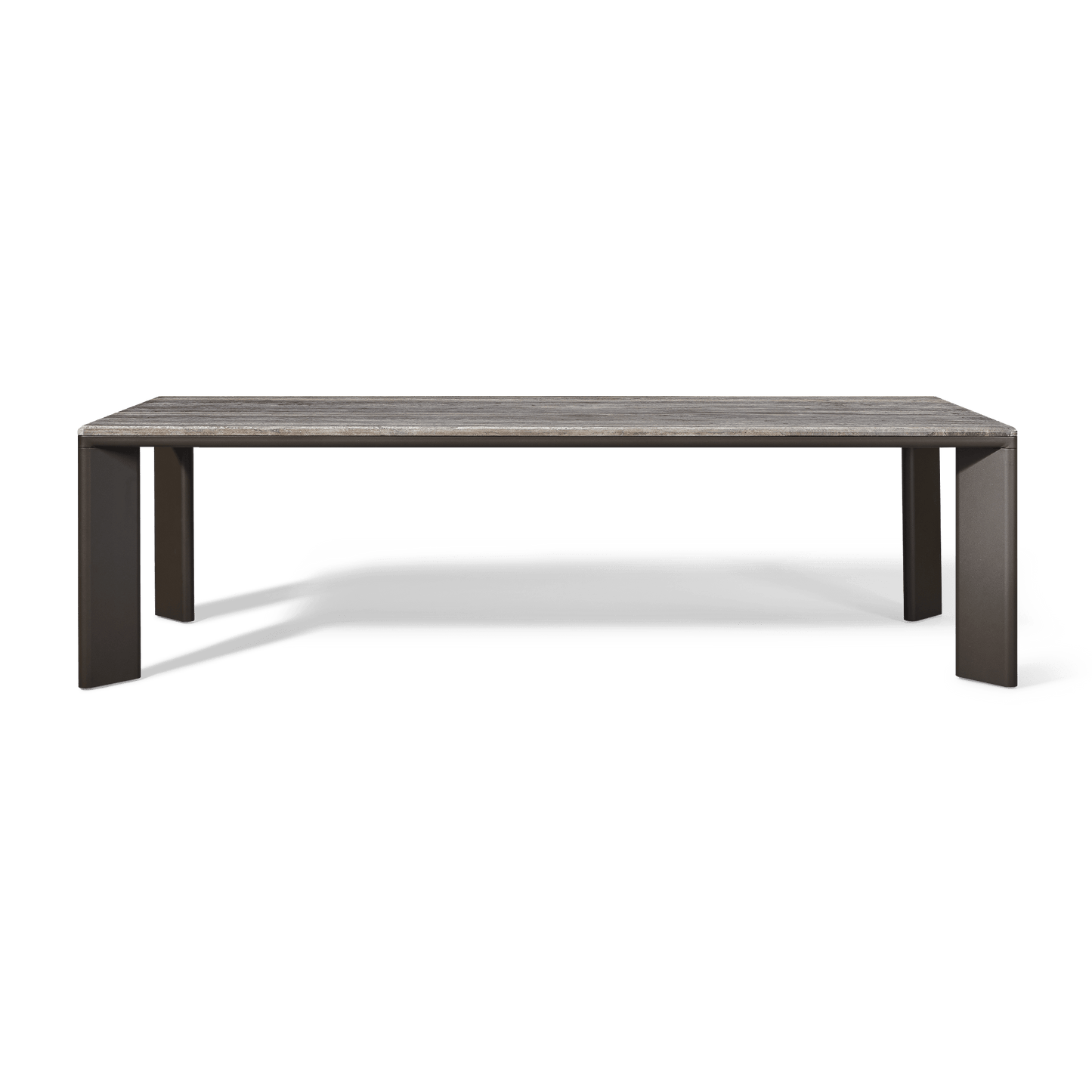 Palm Beach Aluminum Rectangle Dining Table