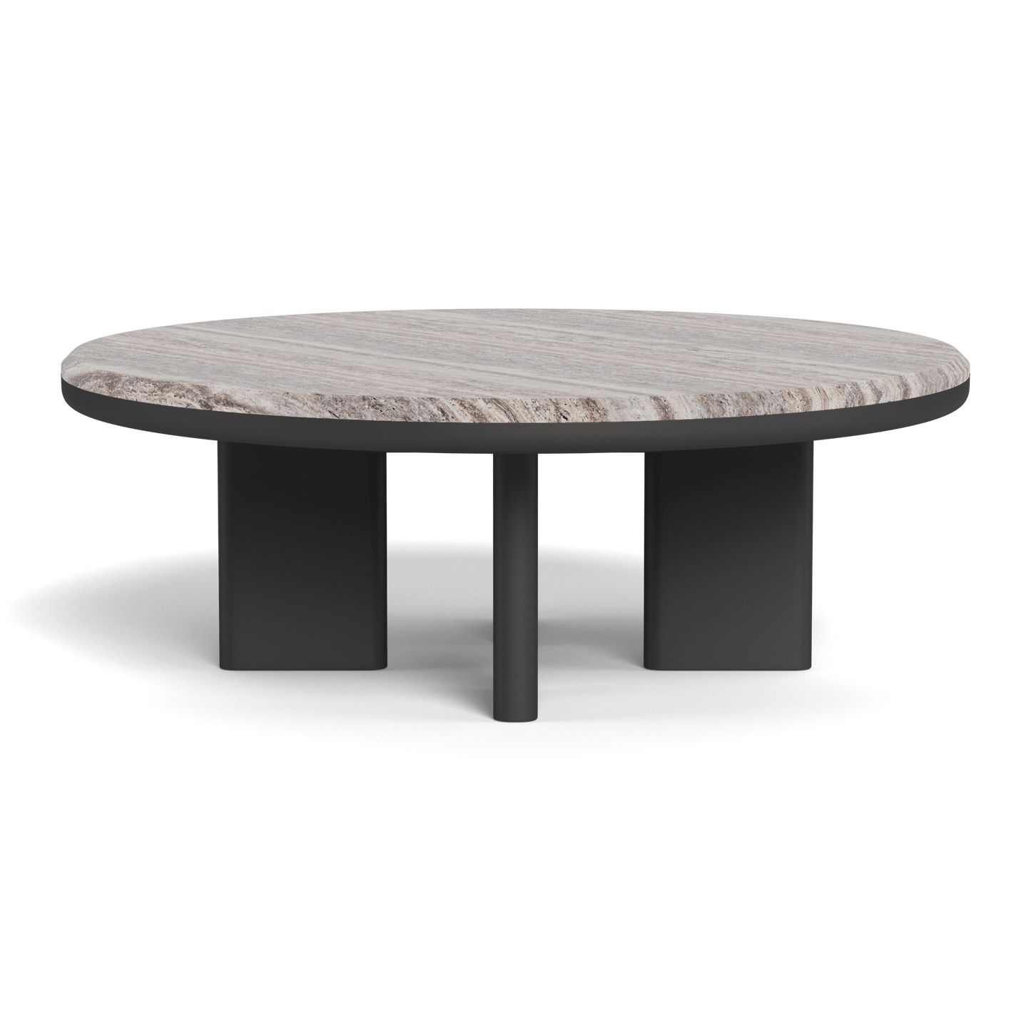 Palm Beach Aluminum Round Coffee Table