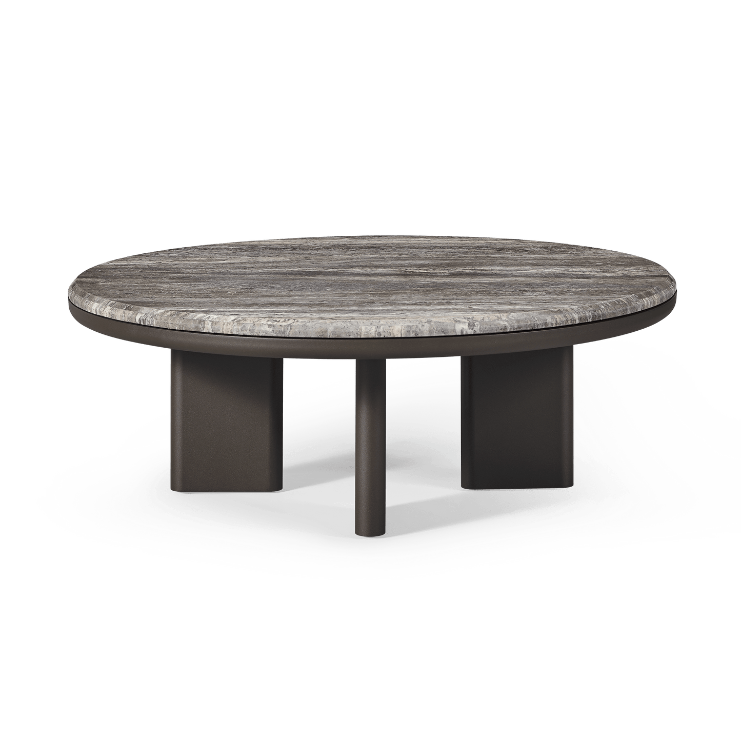 Palm Beach Aluminum Round Coffee Table