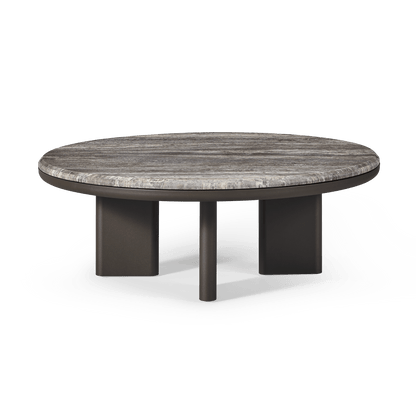 Palm Beach Aluminum Round Coffee Table