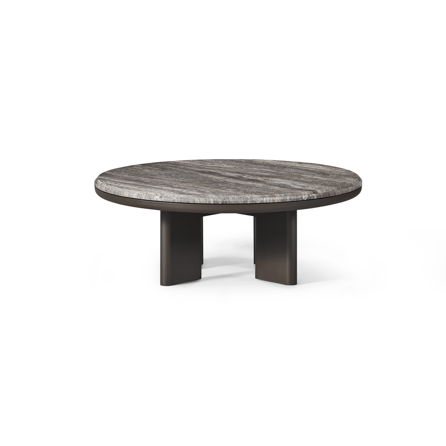 Palm Beach Aluminum Round Coffee Table