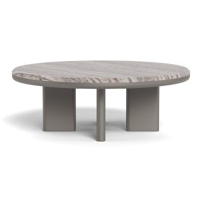 Palm Beach Aluminum Round Coffee Table
