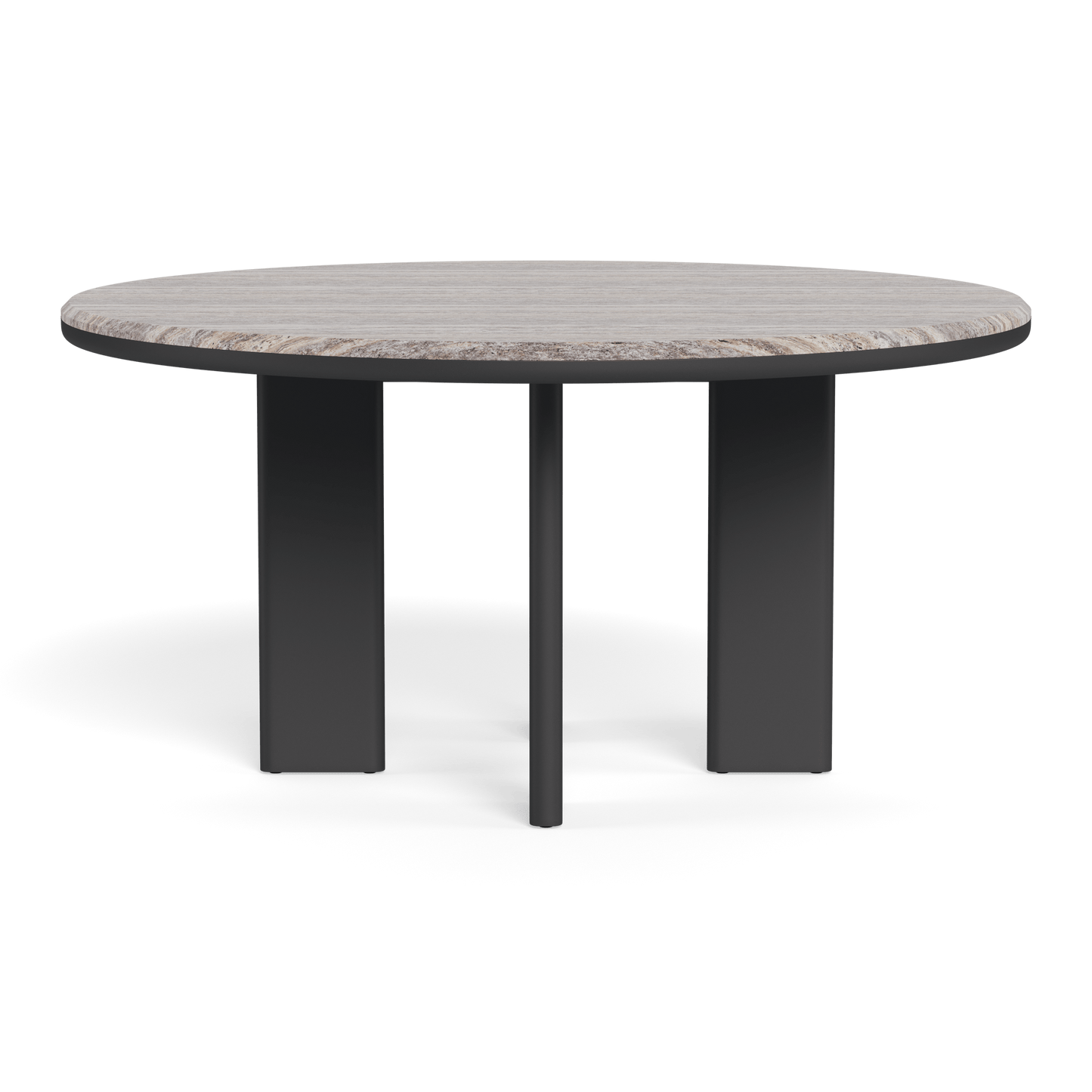 Palm Beach Aluminum Round Dining Table 60
