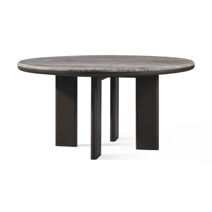 Palm Beach Aluminum Round Dining Table 60