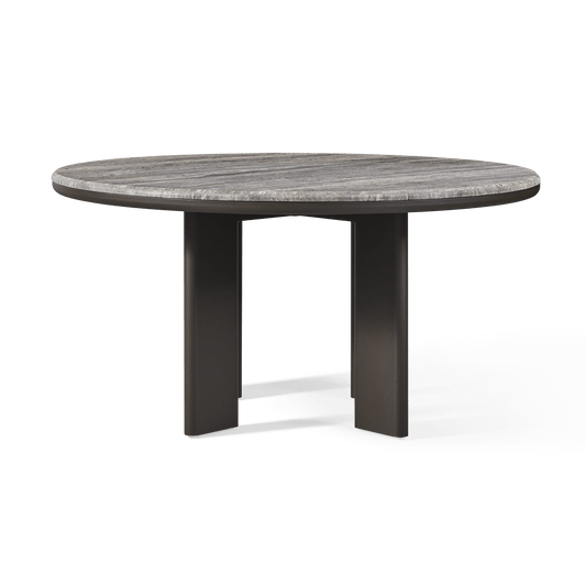 Palm Beach Aluminum Round Dining Table 60