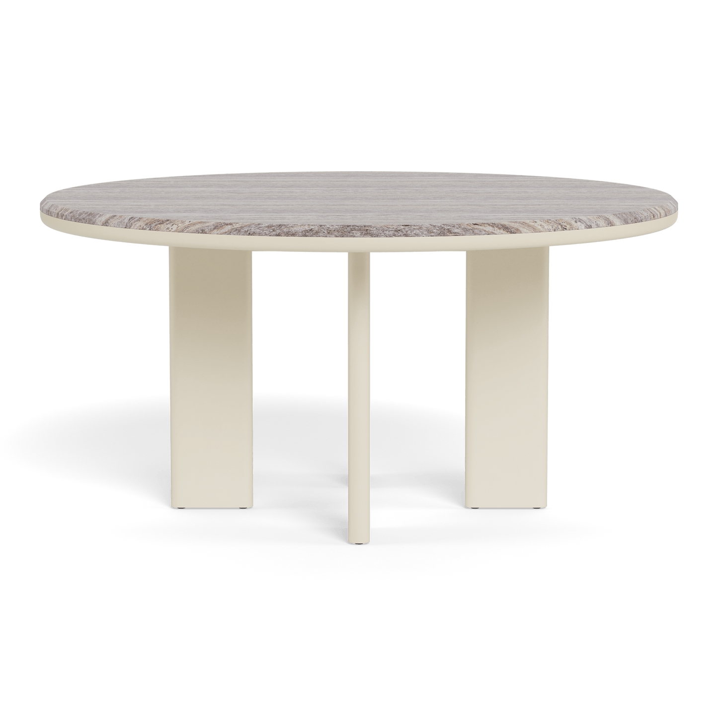 Palm Beach Aluminum Round Dining Table 60