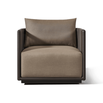 Palm Beach Aluminum Swivel Lounge Chair