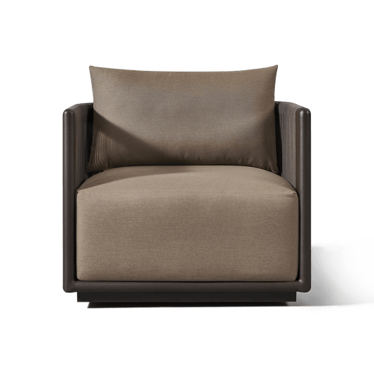 Palm Beach Aluminum Swivel Lounge Chair