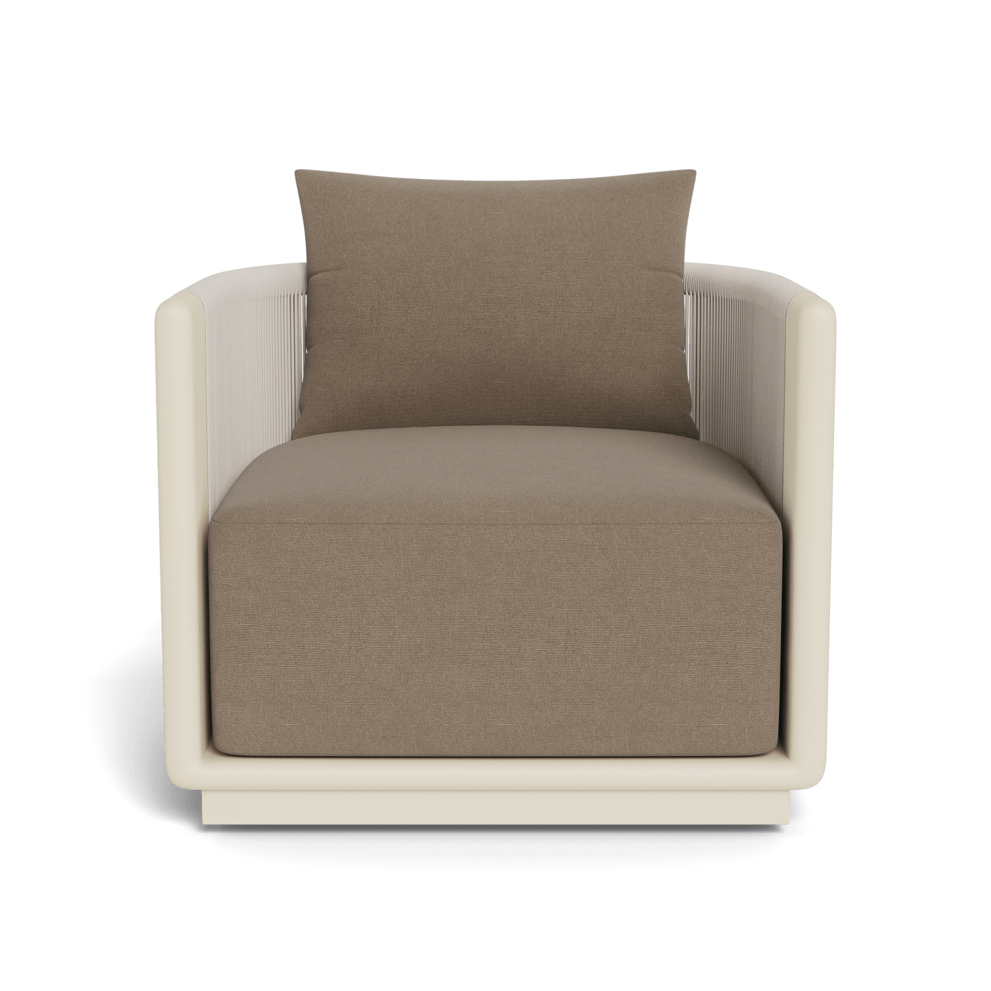 Palm Beach Aluminum Swivel Lounge Chair