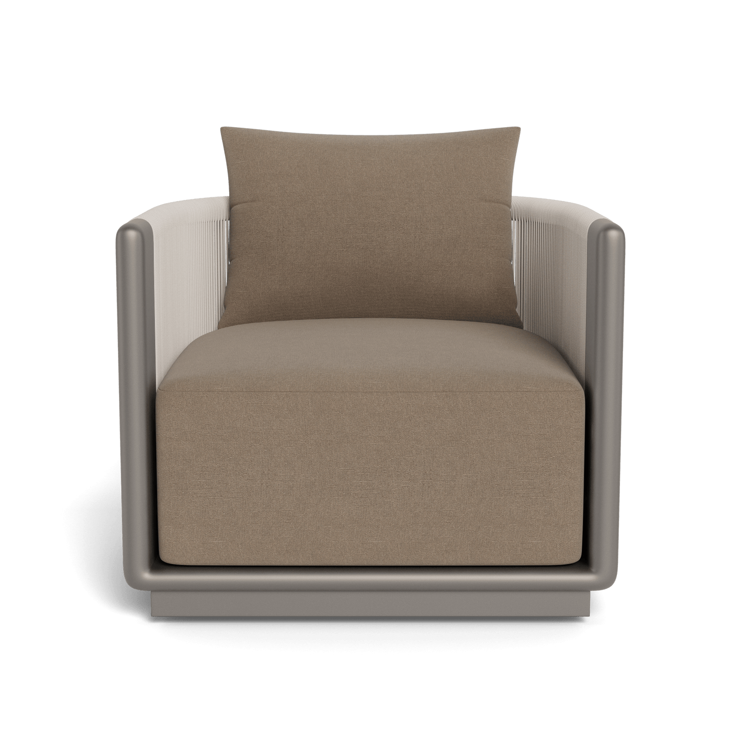 Palm Beach Aluminum Swivel Lounge Chair