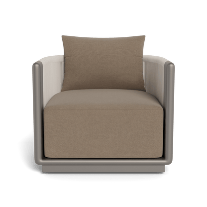 Palm Beach Aluminum Swivel Lounge Chair