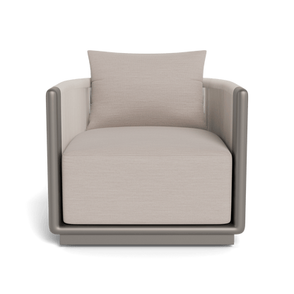 Palm Beach Aluminum Swivel Lounge Chair