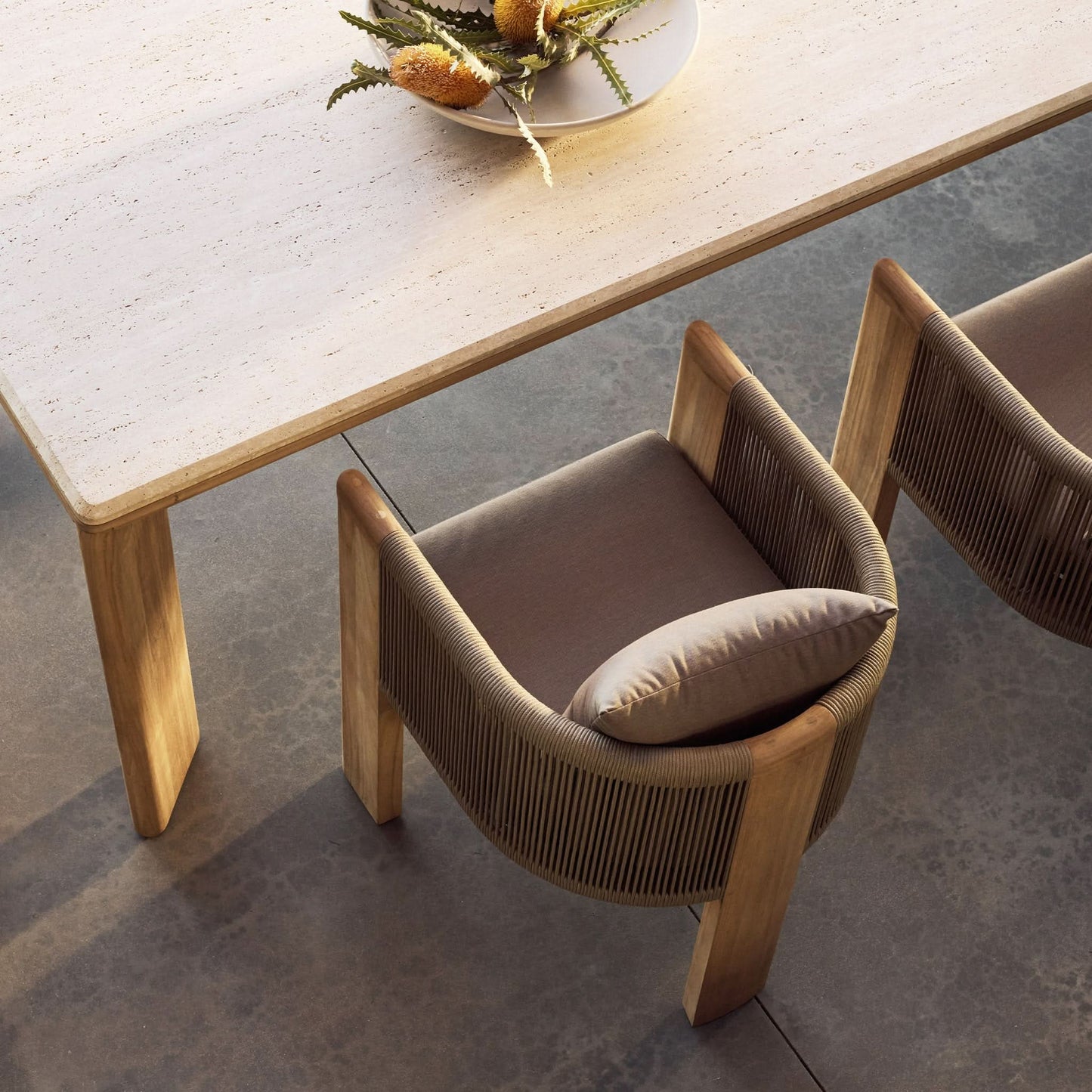 Palm Beach Teak Rectangle Dining Table