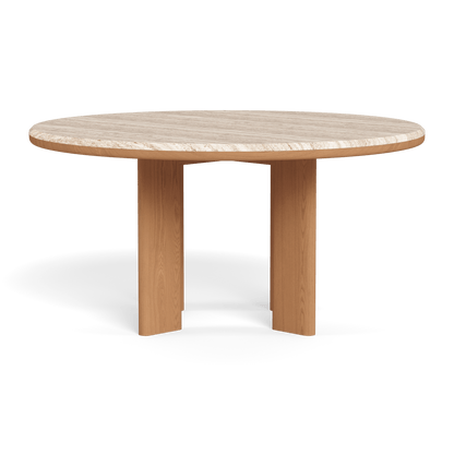 Palm Beach Teak Round Dining Table 60