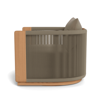 Palm Beach Teak Swivel Lounge Chair