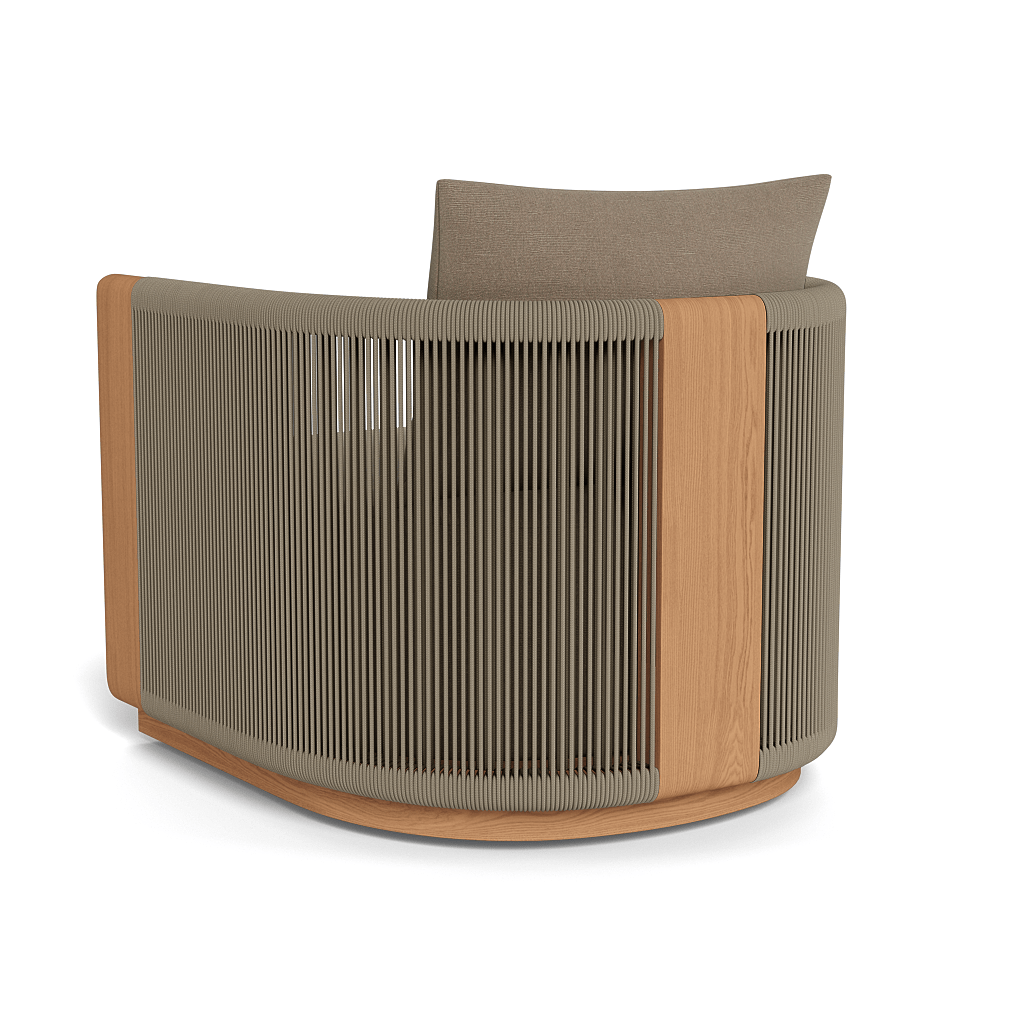 Palm Beach Teak Swivel Lounge Chair