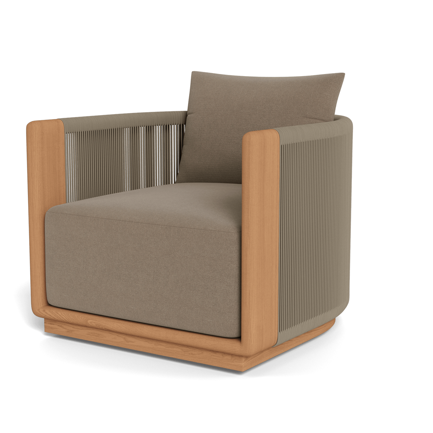 Palm Beach Teak Swivel Lounge Chair