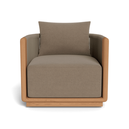 Palm Beach Teak Swivel Lounge Chair