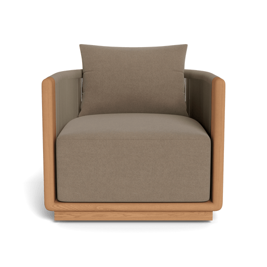 Palm Beach Teak Swivel Lounge Chair