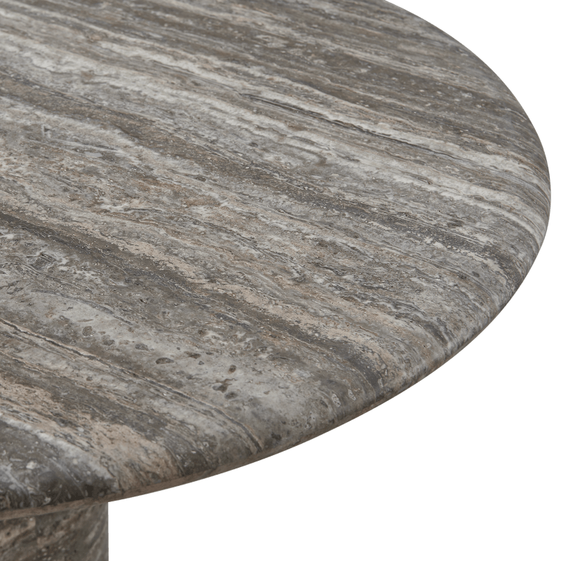 Porto Travertine Pill Dining Table 84