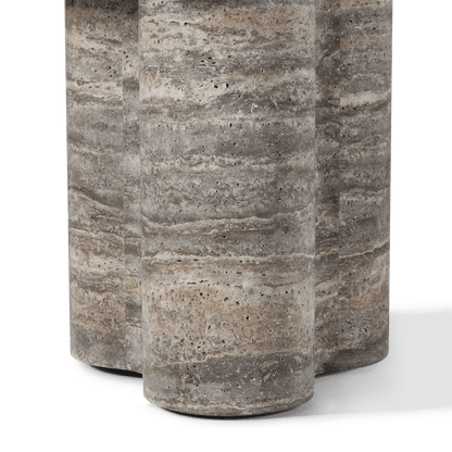 Porto Travertine Round Dining Table 48