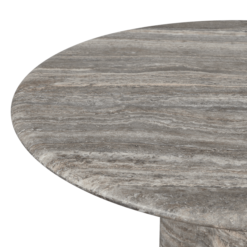 Porto Travertine Round Dining Table 48