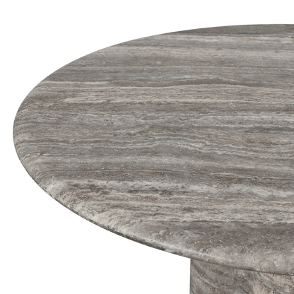 Porto Travertine Round Dining Table 48