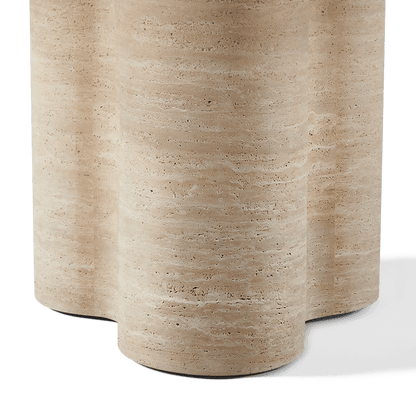 Porto Travertine Round Dining Table 48