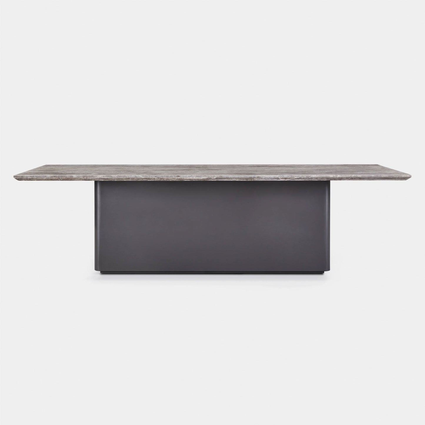 Santorini Aluminum Stone Rectangle Dining Table 108