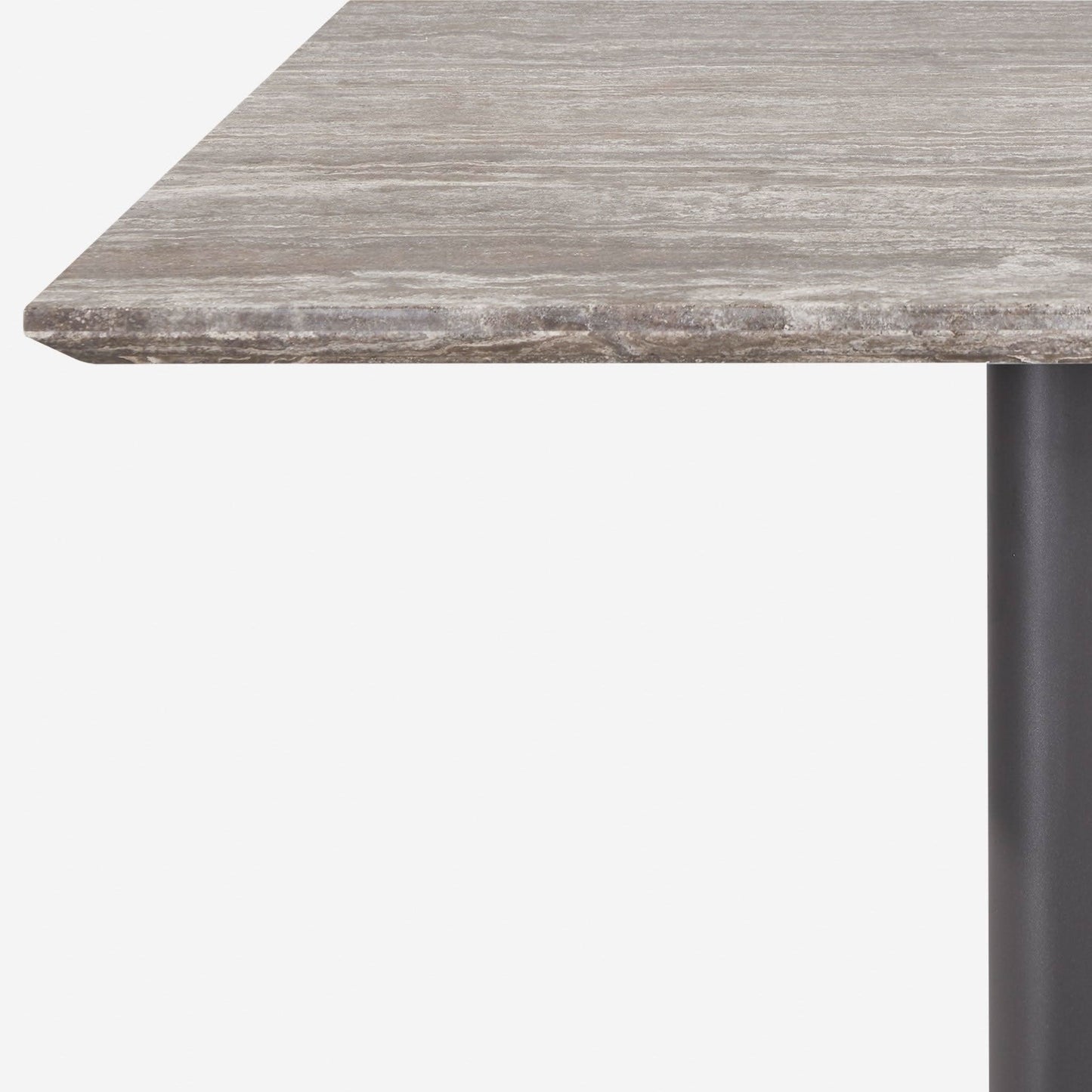 Santorini Aluminum Stone Rectangle Dining Table 108