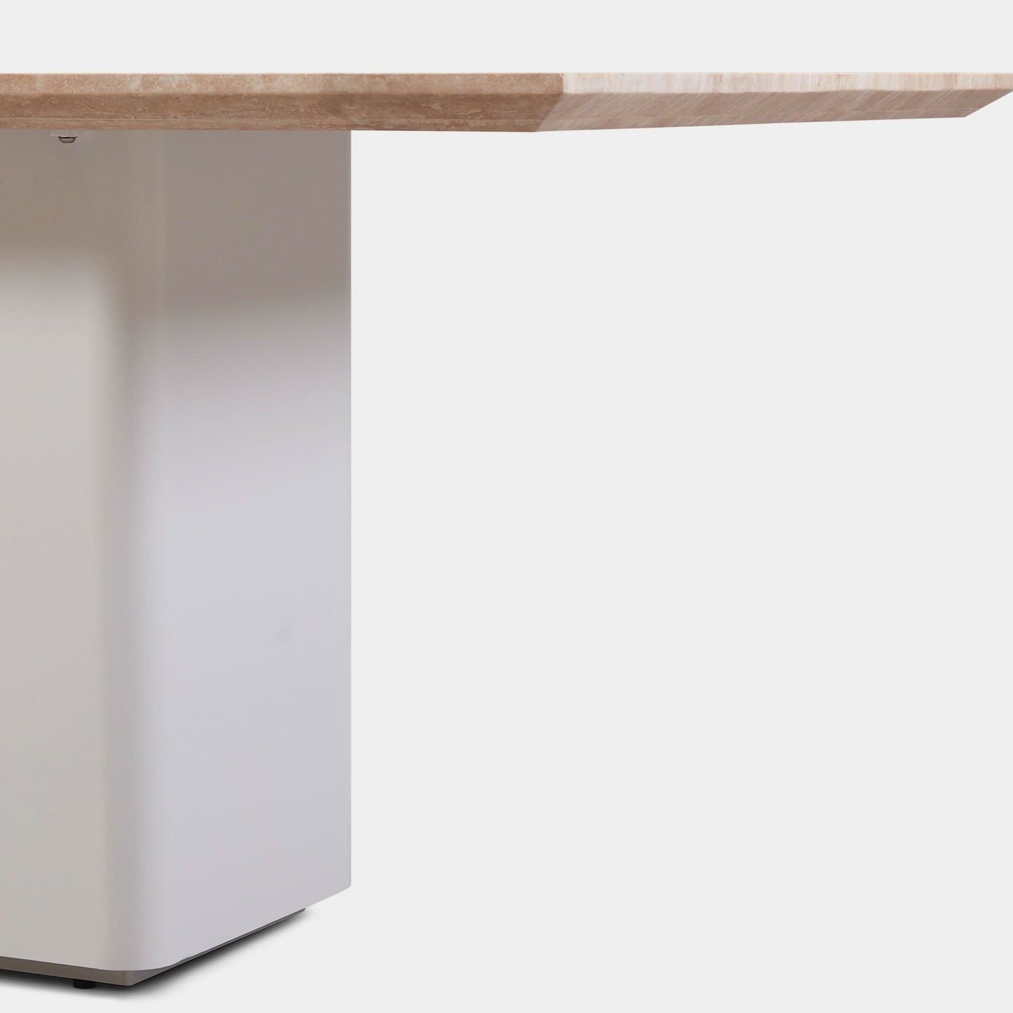 Santorini Aluminum Stone Rectangle Dining Table 108