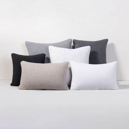 Throw Pillow - Pebble Charcoal