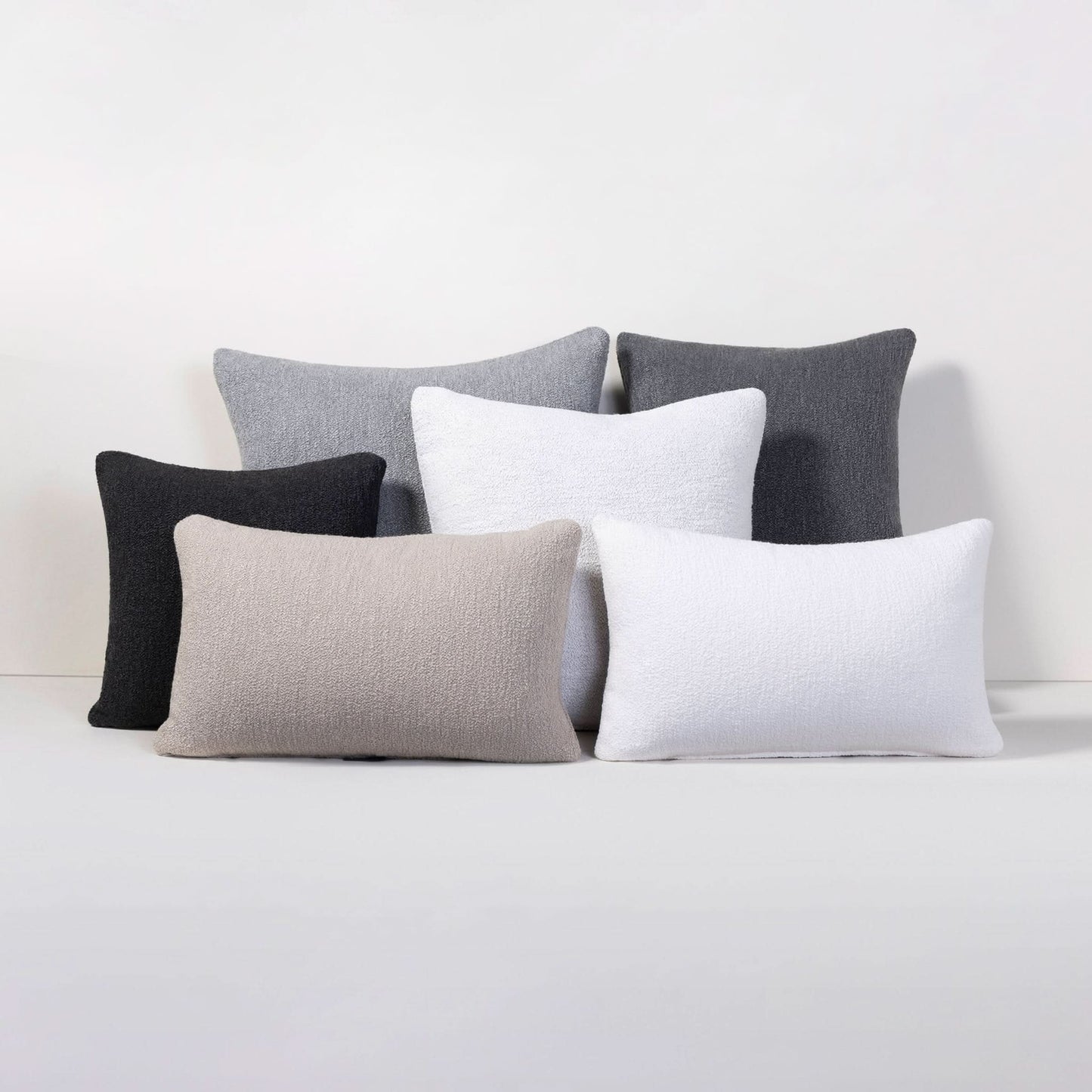 Throw Pillow - Pebble White