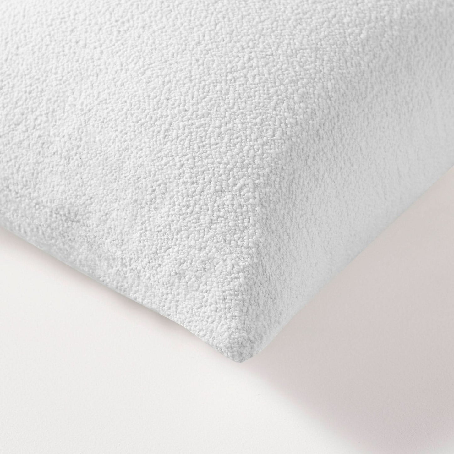 Throw Pillow - Pebble White