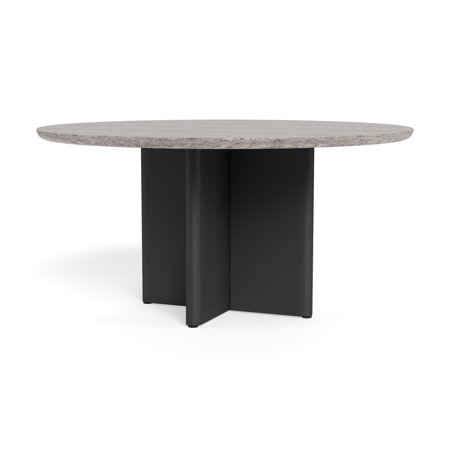 Victoria Aluminum Stone Round Dining Table 60